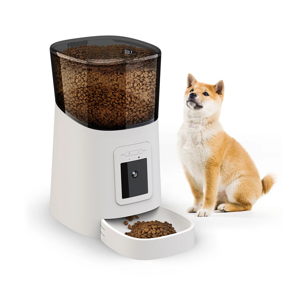6L Smart WiFi Automatic Pet Feeder with APP Timer for Cats and Dogs