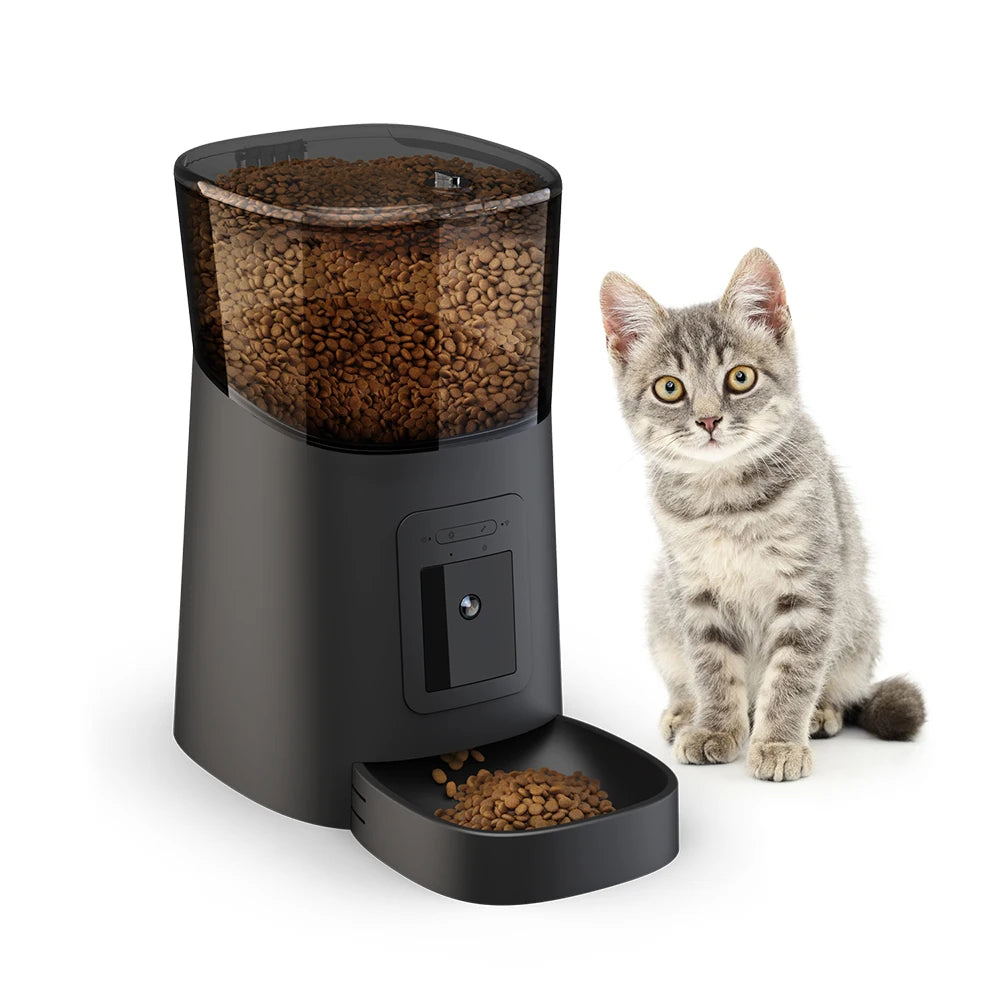 6L Smart WiFi Automatic Pet Feeder with APP Timer for Cats and Dogs
